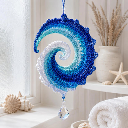 🔥Last Day 49% OFF - 🌊🧵Ocean Wave Crochet Wind Spinner Diy Kit