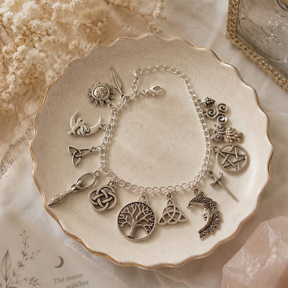 🔥Limited Time 50% Off✨Vintage Witchy Charm Bracelet
