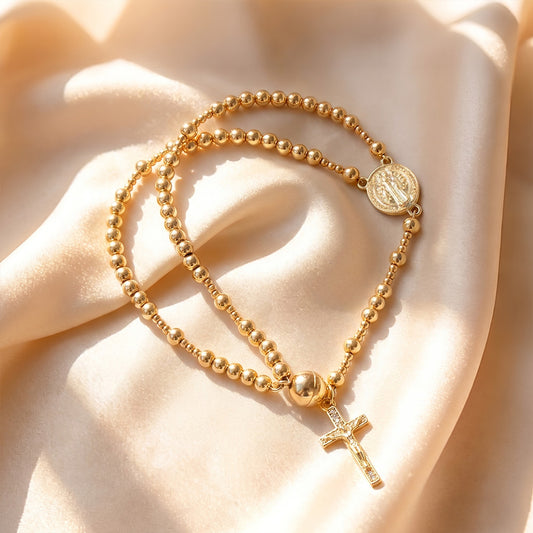 ✨Wear Your Faith Every Day ✝️🙏FaithLine Silver Rosary bracelets📿