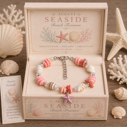🐚 Blessings from the Deep🌊 Shell, Pearl & Aquamarine Choker | 2026 Limited Handmade Edition – Only 8 Left🔥