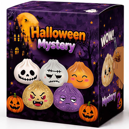 🎃 Halloween Dumpling Squeeze Squishy Toy Blind Boxes
