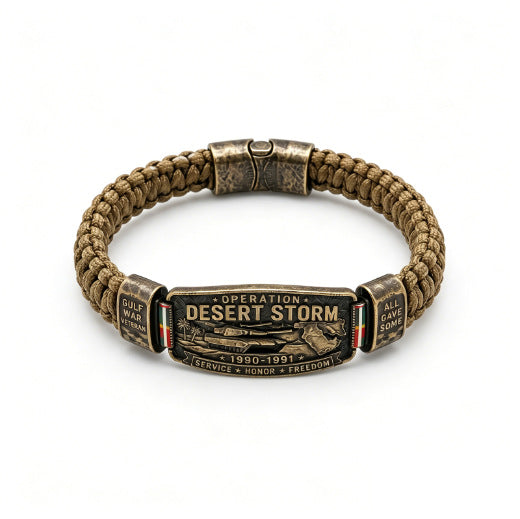 🔥Limited Time 49% OFF🎖️ Desert Storm Honor Commemorative Bracelet