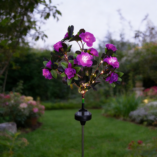 🚀Final Hours 65% OFF-LED Solar Rose Lights Outdoor Waterproof Garden Decor Lamp