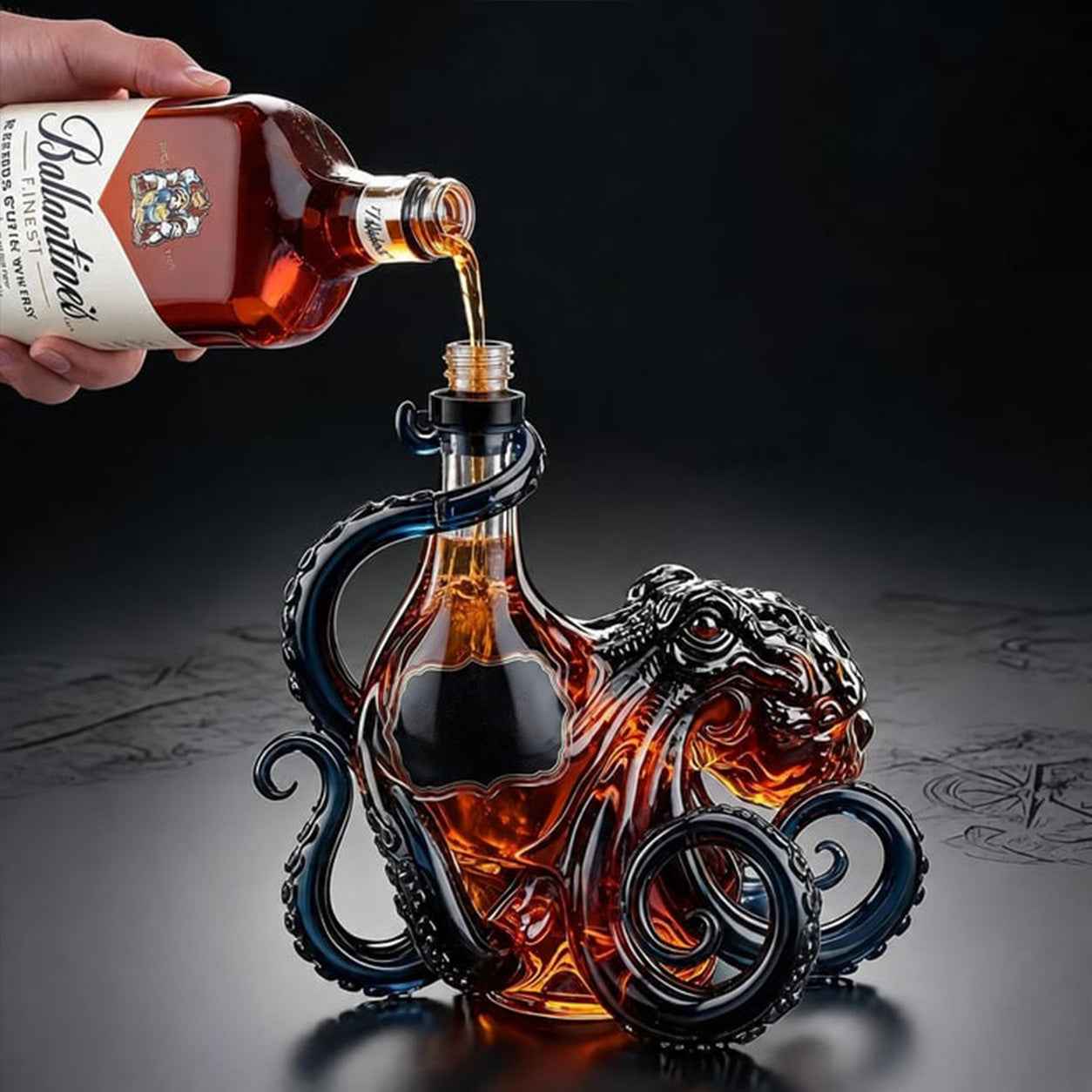 The Kraken Rum Edition 3D Octopus Bottle 🐙🥃