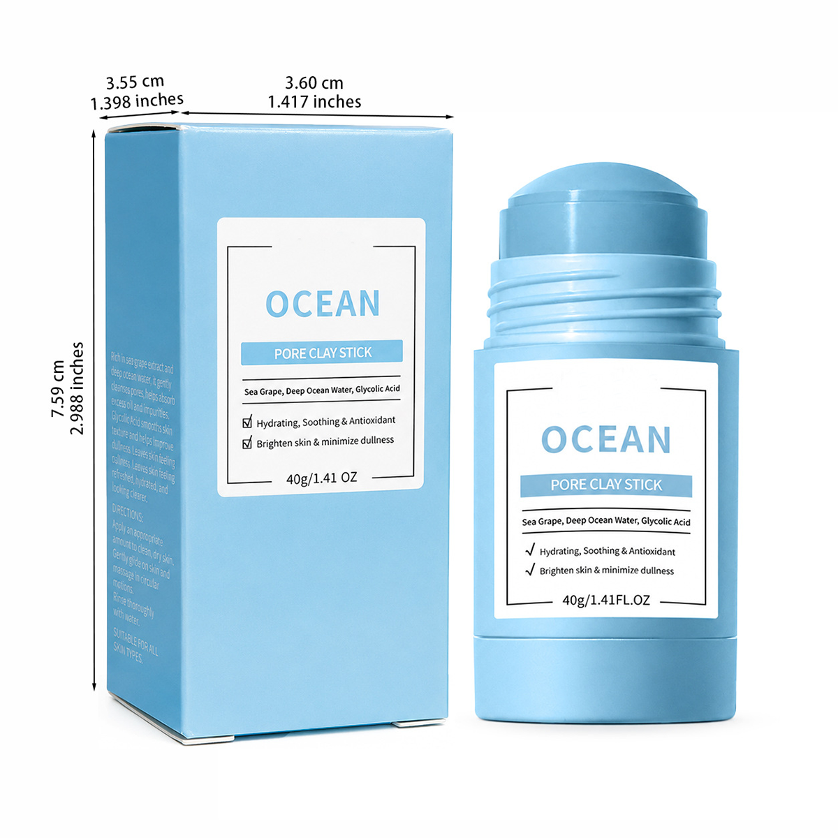 🔥Buy 2 Get 1 Free✨Alaska Volcano Pore Clay Stick - Blackhead Remover💧