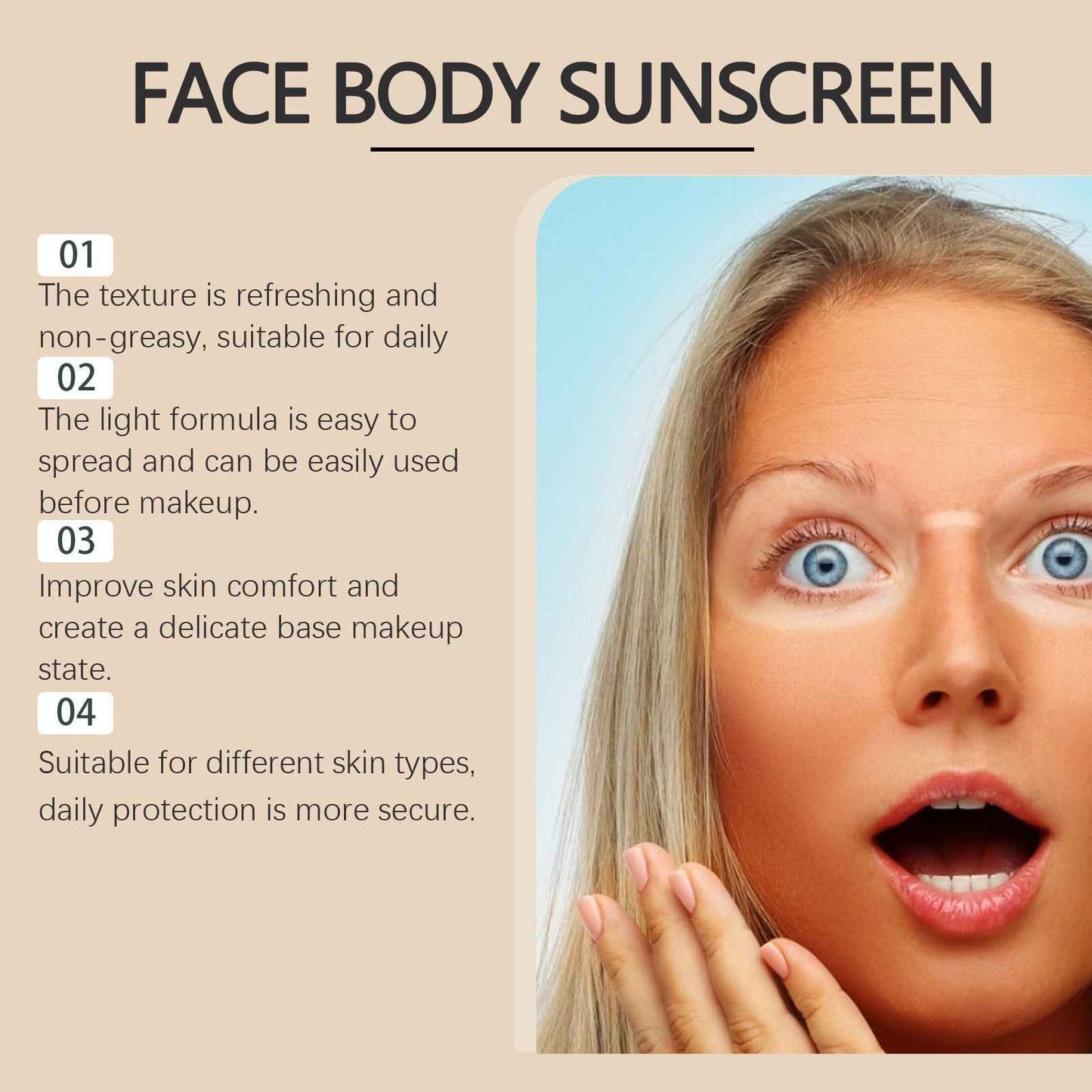 🔥BUY 1 GET 1 FREE🔥Safe&SPF 50++🧴Organic Tallow Sunscreen