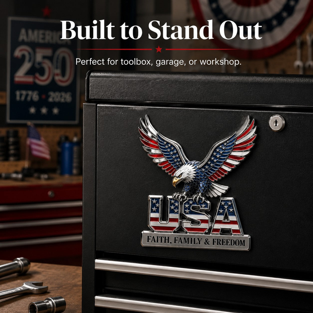 🔥 Today Only 49% OFF 🇺🇸 Patriotic Metal Emblem Collectible