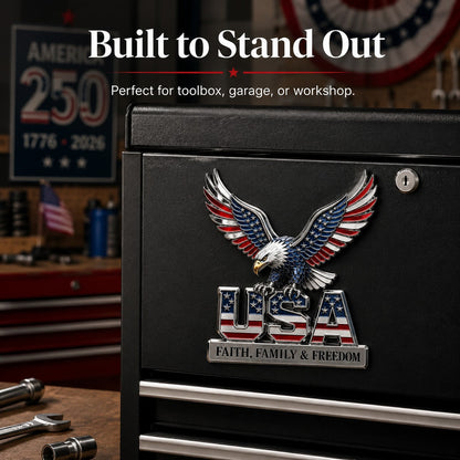 🔥 Today Only 49% OFF 🇺🇸 Patriotic Metal Emblem Collectible