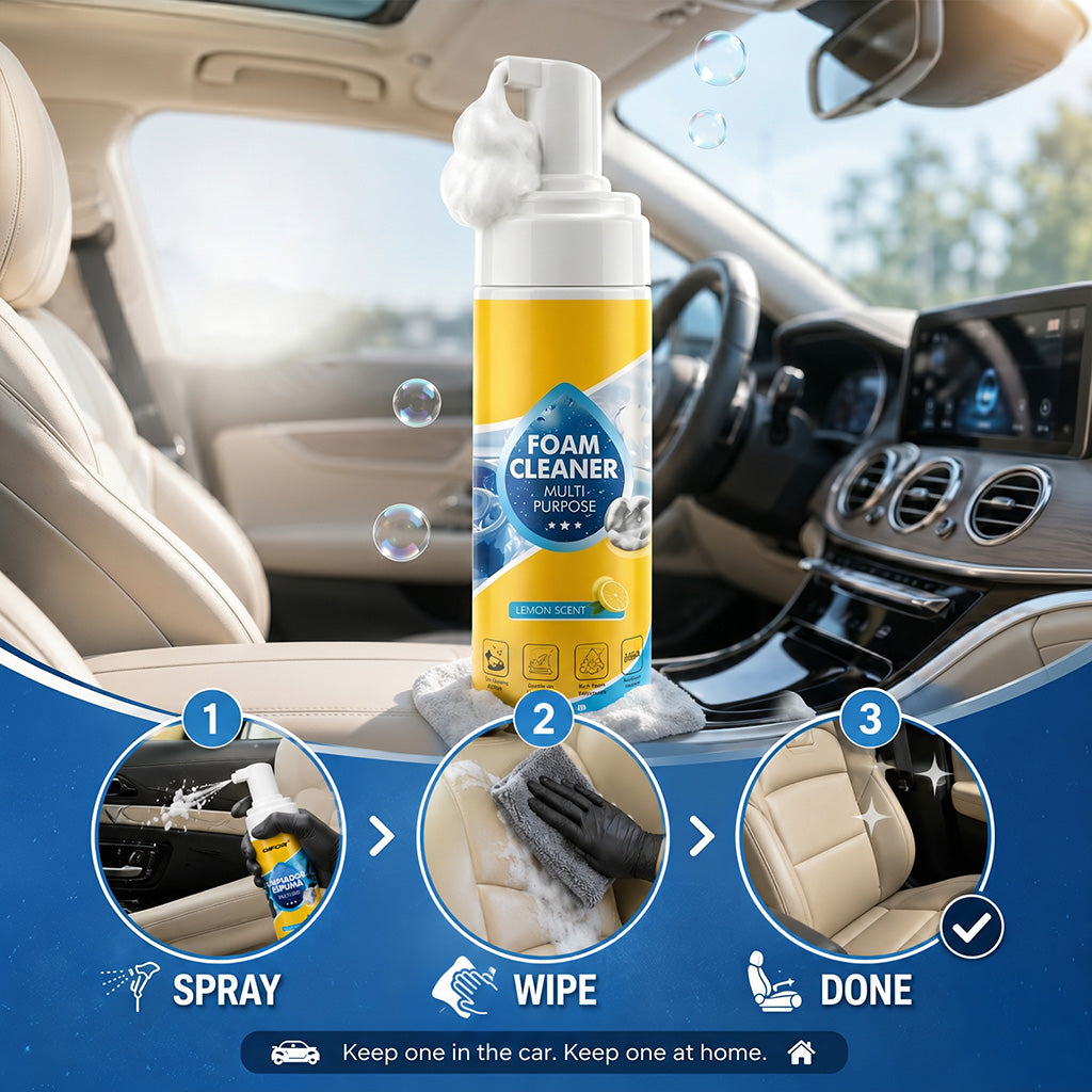 ‼️Hot Sale In 2026🔥Multi Enzyme Foam Cleaner Spray-Heavy Duty 4 in 1✨