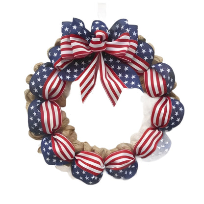🌿 Pine Cone Wreath with Bow | Front Door Decoration