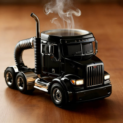 Handcrafted Resin Mug for Family & Friends 🚛☕Durable Semi-Truck Shaped Coffee Mug