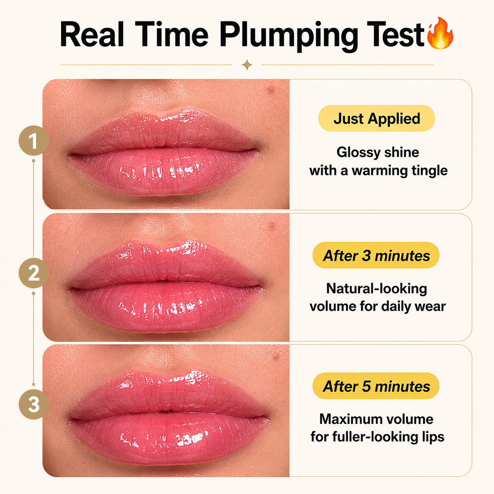💋 [NEW] Spicy Lip Plumper Gloss – Instantly Fuller, Juicy-Looking Lips