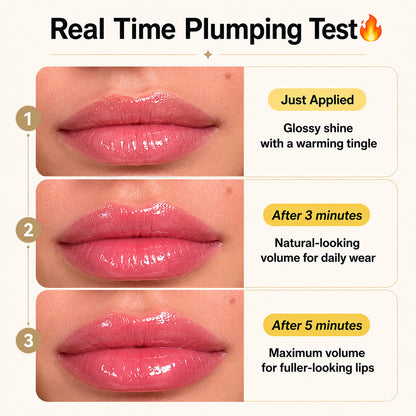 💋 [NEW] Spicy Lip Plumper Gloss – Instantly Fuller, Juicy-Looking Lips