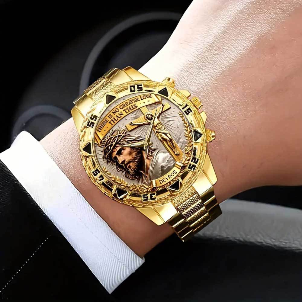 ❤️✝️ Today 49% OFF🔥 Custom Jesus Christ Crucifix Watch | A Timeless Christian Faith Gift for Family & Friends