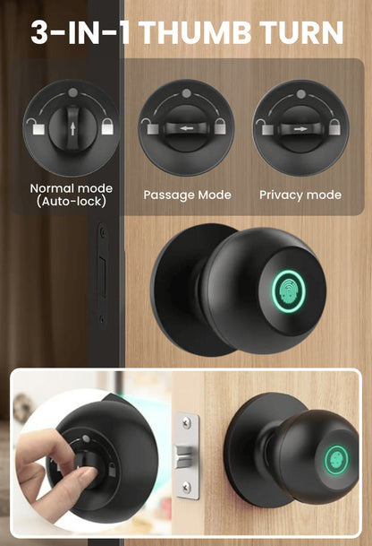 Secure Your Home The Smart Way——3-In-1 Biometric Door Lock