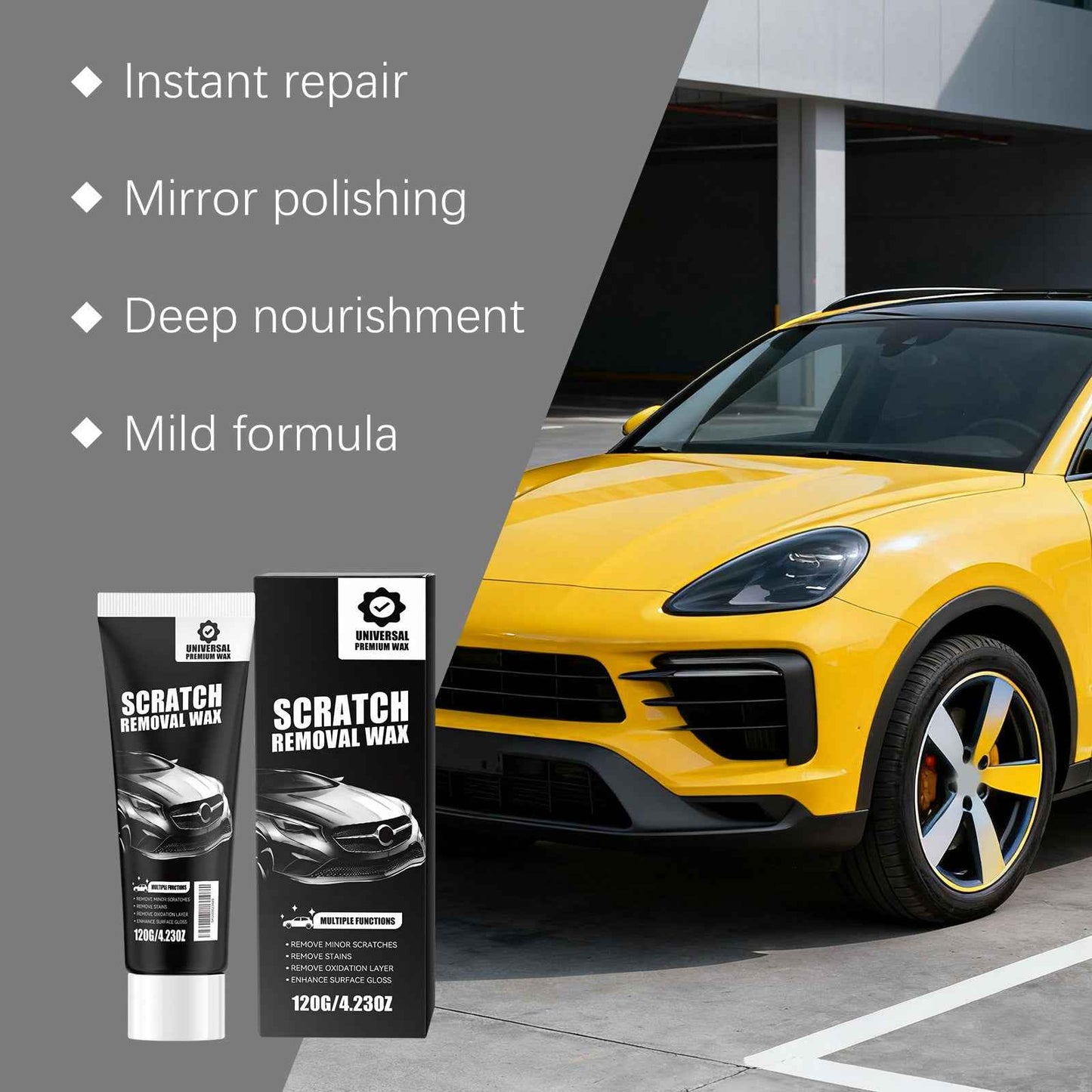 🚗 Car Scratch Repair Cream | Paint Polishing & Gloss Protection