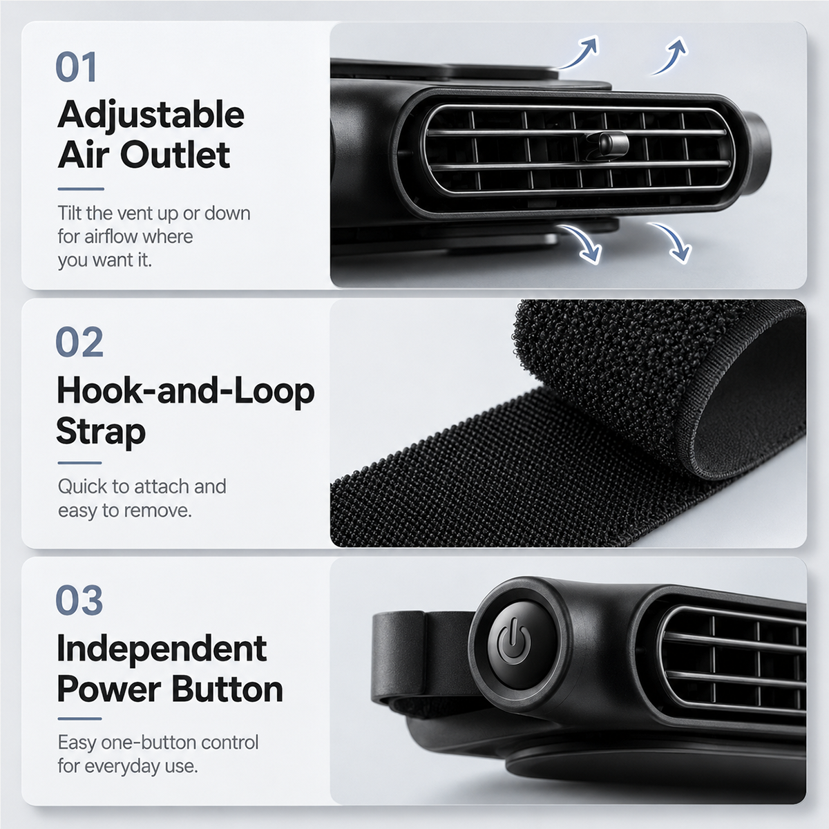 🍃Stay Cool In Summer🎁Convenient&Powerful - Rechargeable Car Seat Cooling Fans💪