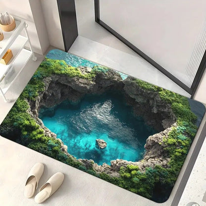 🌀 3D Infinity Illusion Doormat ✨ Turn Every Entrance into a Conversation Starter