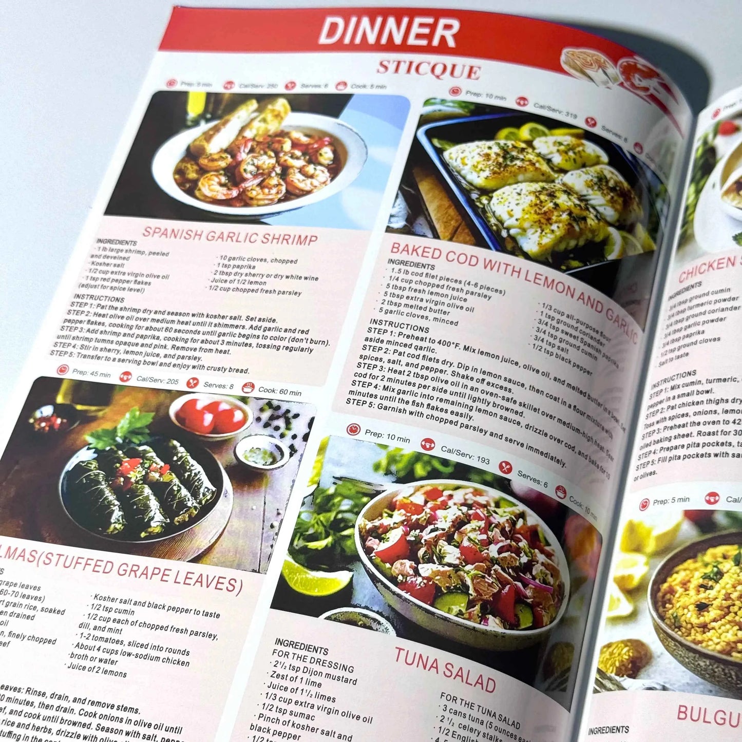 🌿 Healthy Living Mediterranean Diet | 3PCS Food List Set