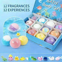 12 Pack Kid Bath Bombs Gift Set