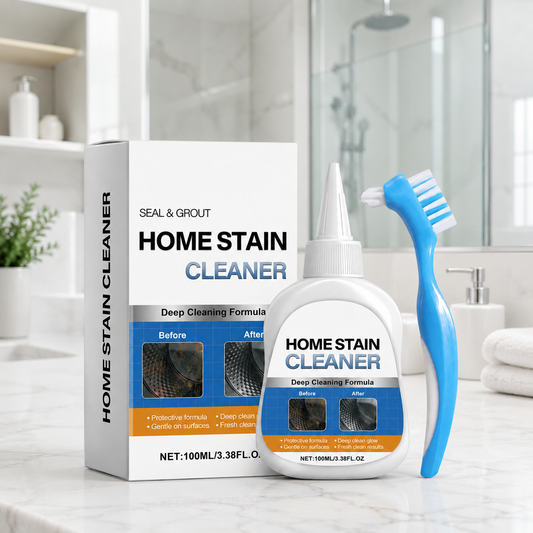 🔥Last Day 55% OFF🔥Home Stain Cleaner Gel with Scrub Brush-No More Stain✨