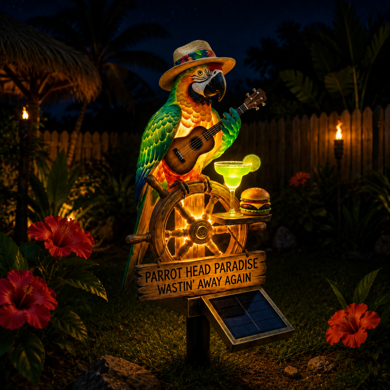 🌴🦜 Solar Parrot Garden Light – Bring Tropical Charm to Every Night