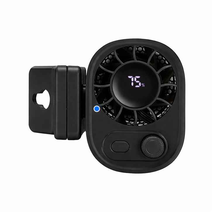 ❄️ Car Clip-On Fan with LED Display – Stay Cool Anywhere You Drive