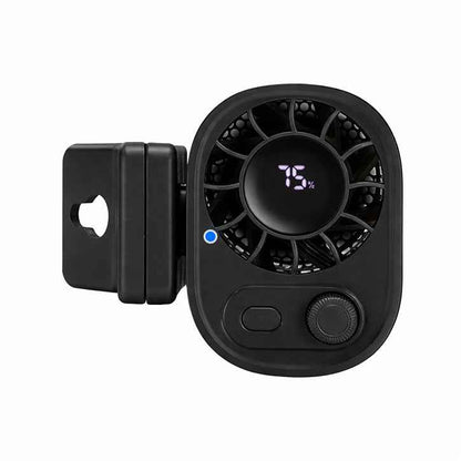 ❄️ Car Clip-On Fan with LED Display – Stay Cool Anywhere You Drive