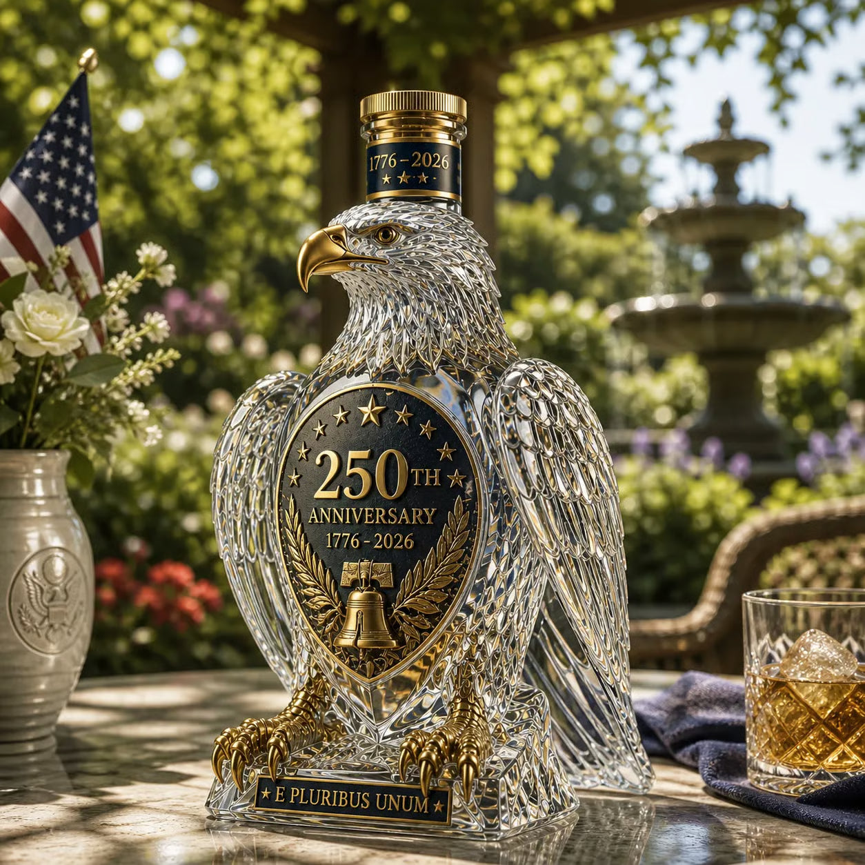🏆Flash Sale✨🇺🇸 250th Anniversary Eagle Whiskey Decanters🦅 Celebrate 250 Years of American Pride