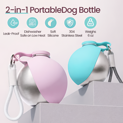 ✨Buy 2 Get 15% Off🐕The 2-in-1 Dog Water Bottle & Bowl