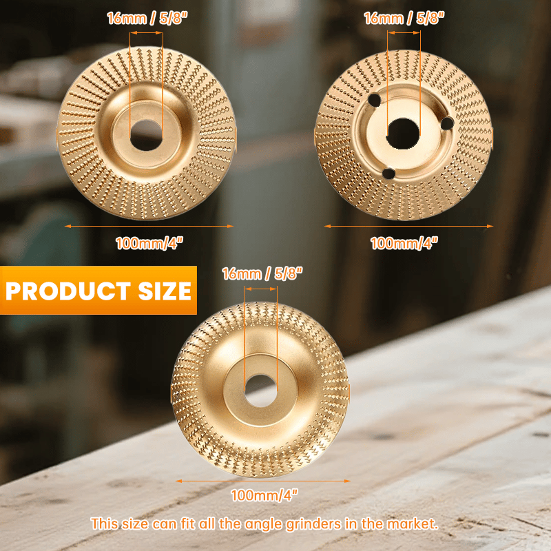 🔥Hot Sale 46% OFF🛠️3 PCS Wood Carving Disc Set