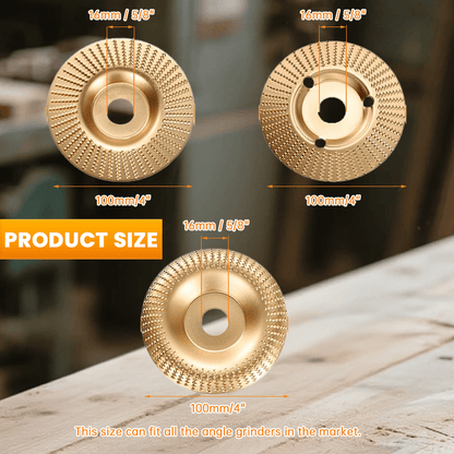 🔥Hot Sale 46% OFF🛠️3 PCS Wood Carving Disc Set