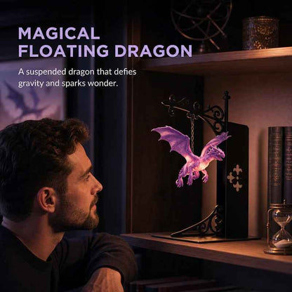 Last Day 48% OFF🎁🔥Dragon Bookshelf Lamp - Enchanting Floating Dragon Night Light🐉