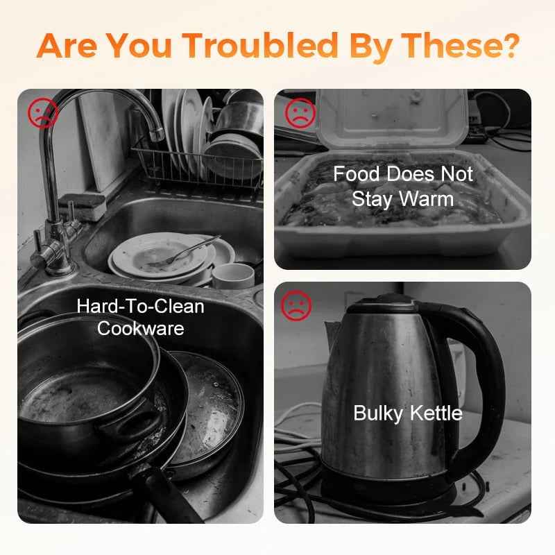 Multi-Function Portable Electric Stewing Cup