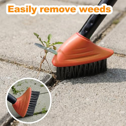 🌱🛠️ Limited Offer 49% OFF✨ Long Handle Weeding & Scrubbing Brush | Remove Moss, Rust, Stains & Tough Grime