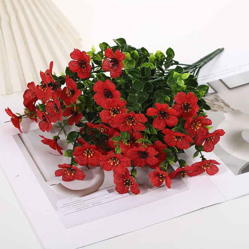 🌸 6 PCS Artificial Flower Set | Faux Decorative Flowers for Home & Garden