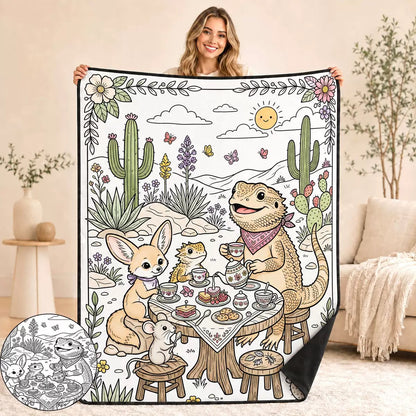 Ahlwo™ Coloring Blanket🖍️ Color It. Wash It. Repeat It! 🔄✨
