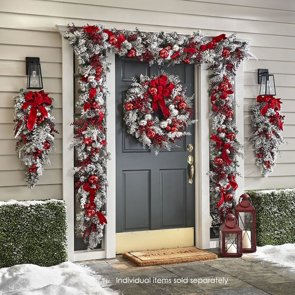 Large set (45CM garland*1, 45CM upside-down tree*2, 1.2m rattan*1, 1.5m rattan*2) (6PCS)