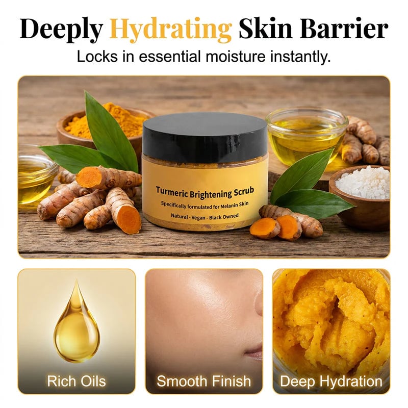 ✨ Turmeric Exfoliating Body Scrub – Reveal Smooth, Radiant Skin