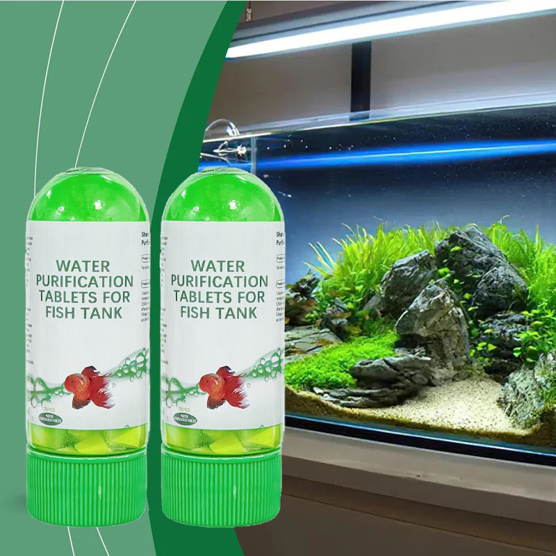 💧 Fish Tank Purification Tablets | Remove Cloudy Water & Turbidity (2PC)