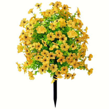 🌼 Artificial Daisy Flowers with Eucalyptus Leaves | Outdoor Indoor Decor