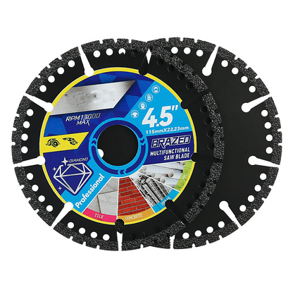 ⚙️ 4.5" Angle Grinder Blade | Dry Cut Multi-Material Tool