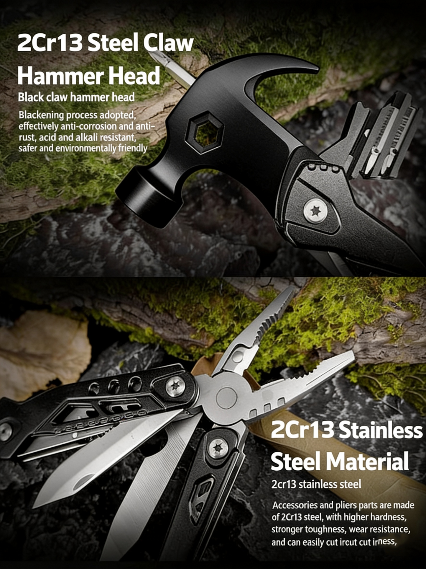 ⚙️ 12-in-1 Hammer Wrench Tool | Portable Repair Companion