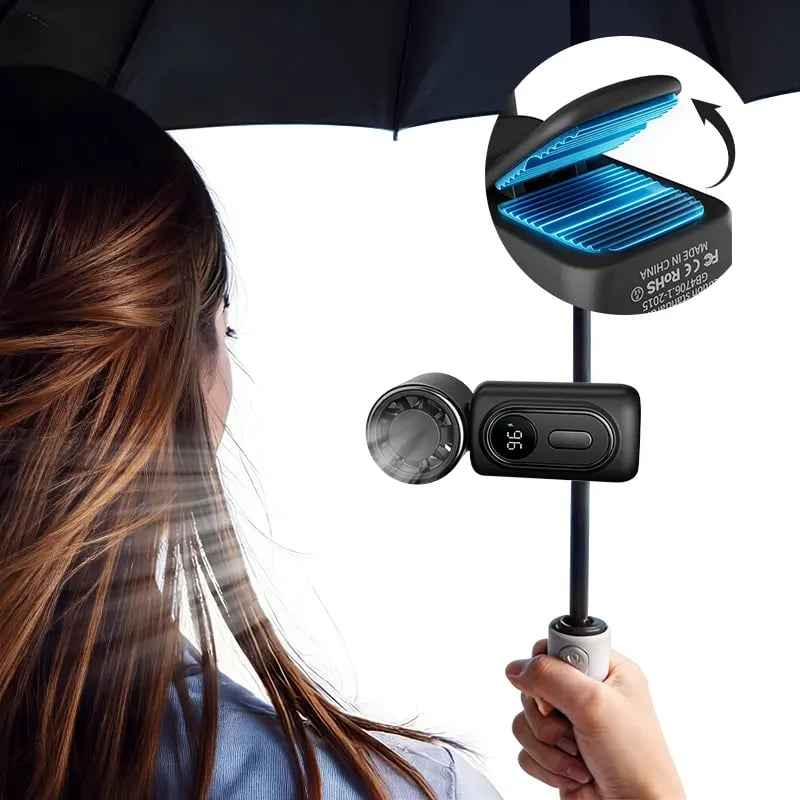 🔥Last Day Promotion| 🧊Mini Portable Handheld Clip Fan 💦– Brushless Motor, Cool Anytime, Anywhere💧
