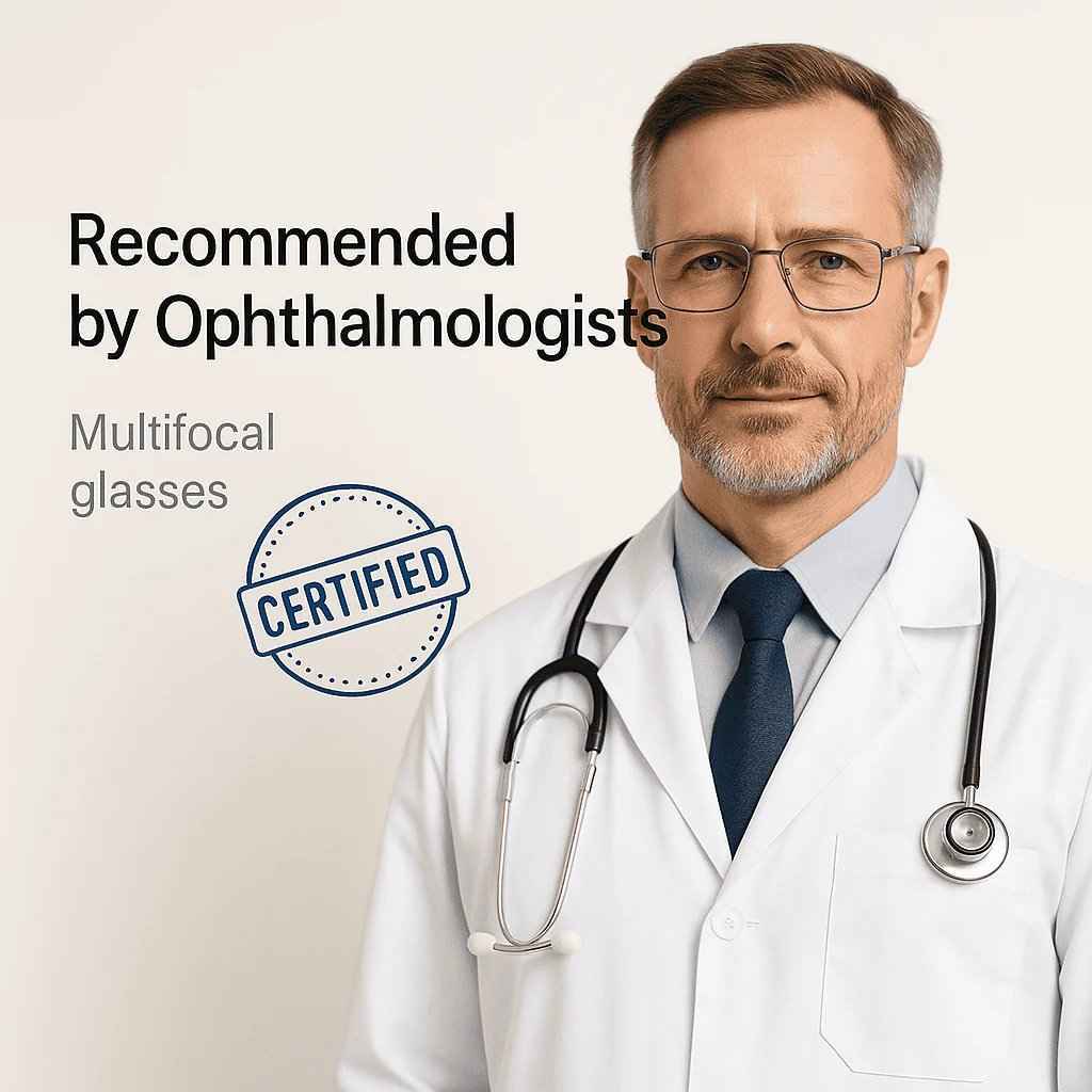 🔥 Father's Day Special🔥VisionSync Multifocal Glasses [Adaptive Technology]