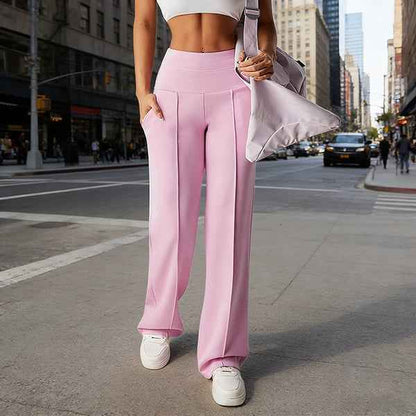 🔥🎁New arrival 50% OFF💕Women's Plain Loose Straight Leg Pants
