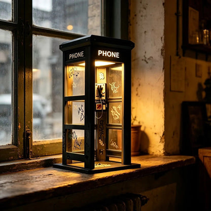 🔥Hot Sale 50% OFF✨Vintage Phone Booth Ambient Lamp🎇