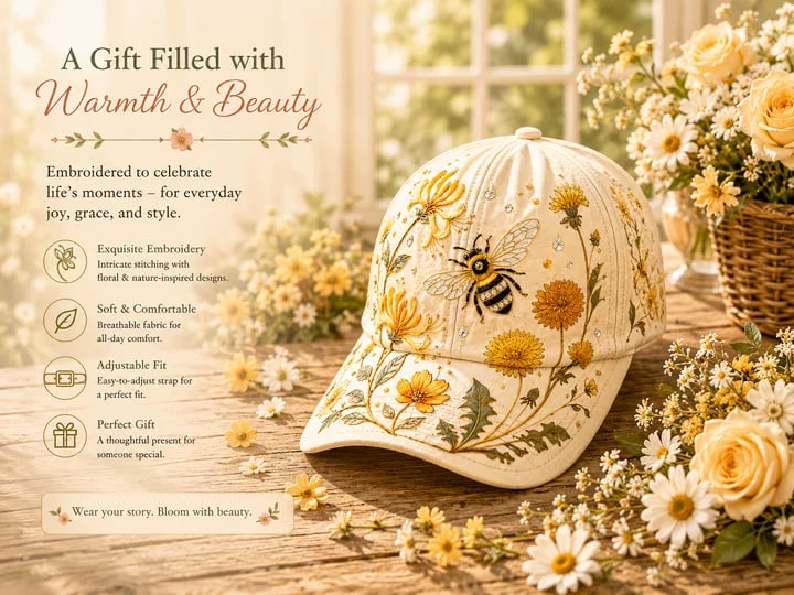 🔥Hot Sale Promotion 49% OFF🌸🌿Garden Morning Cap  (✨2026 Limited Edition)