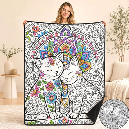 Ahlwo™ Coloring Blanket🖍️ Color It. Wash It. Repeat It! 🔄✨