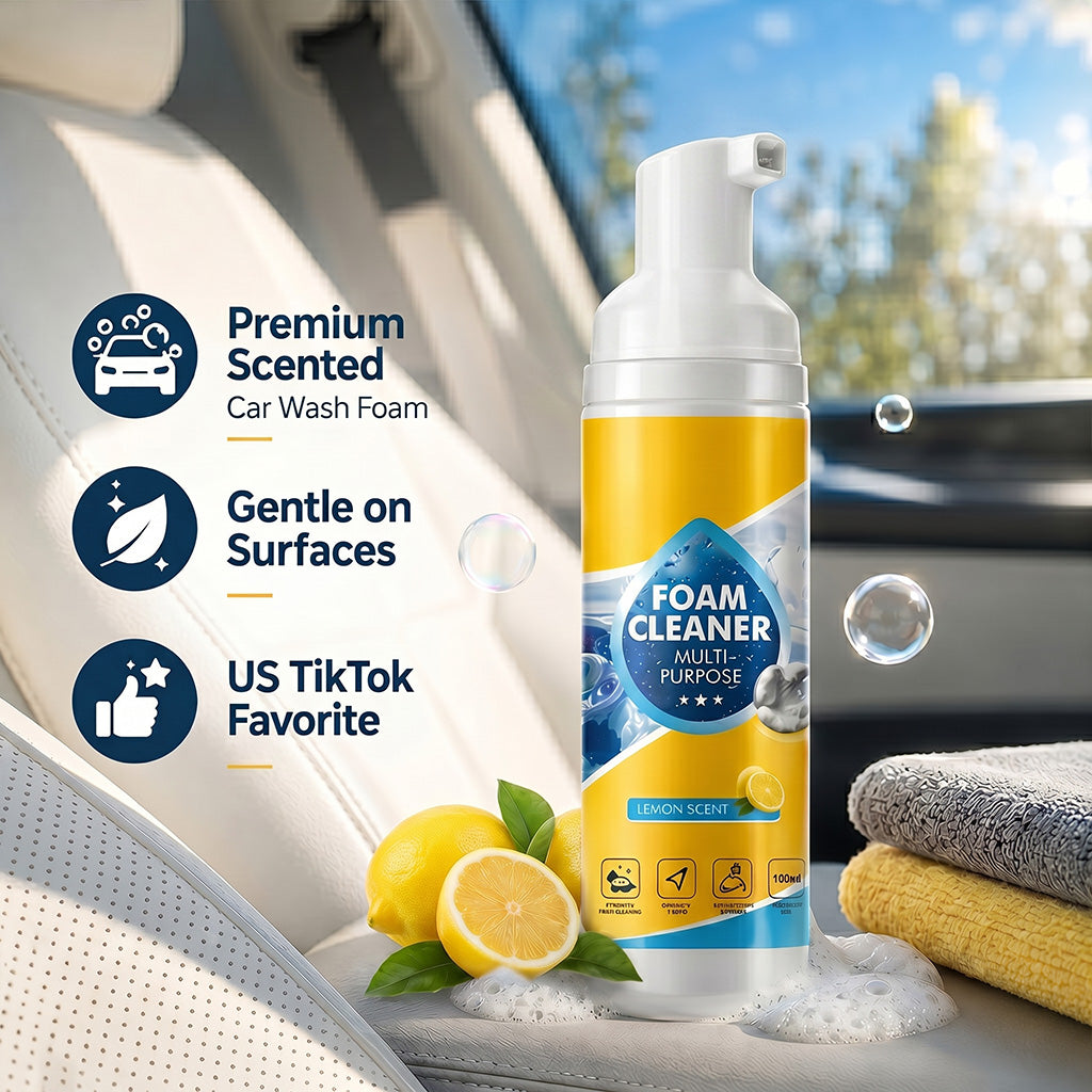 ‼️Hot Sale In 2026🔥Multi Enzyme Foam Cleaner Spray-Heavy Duty 4 in 1✨